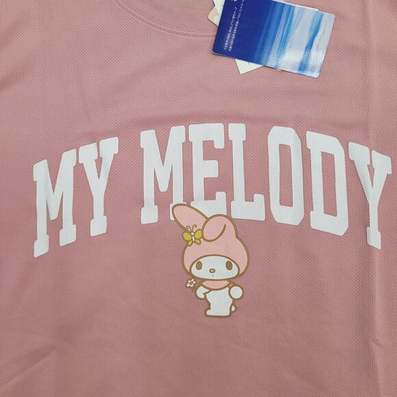 My-Melody Bunny Shirt Womens M/L 19x25 Pink Sanrio Polyester - Picture 10 of 13